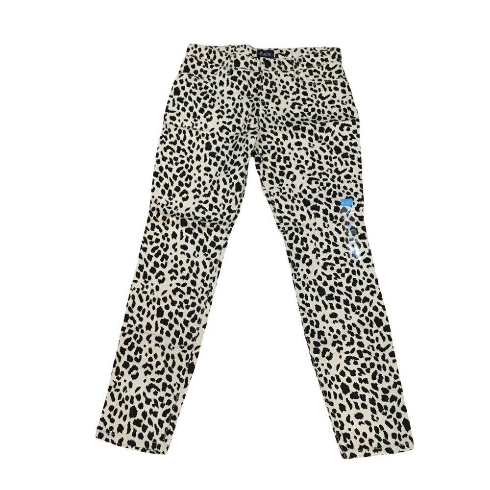 Children’s Place Sz 14 Skinny Leg Pants Animal Print Cheetah comfy girls new